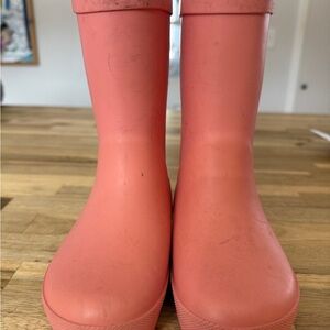 Toddler Coral Rain Boots -